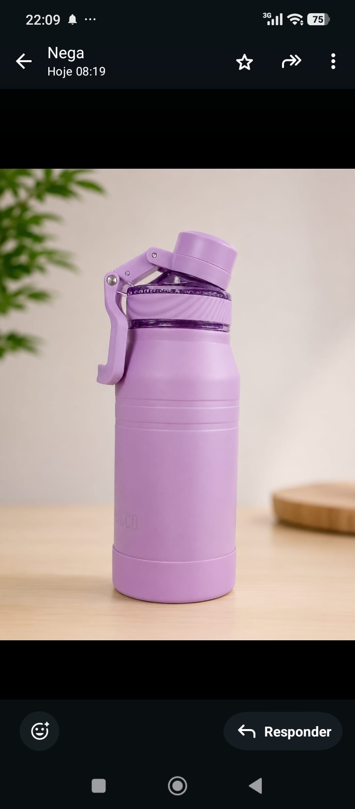Garrafa térmica sport bottle